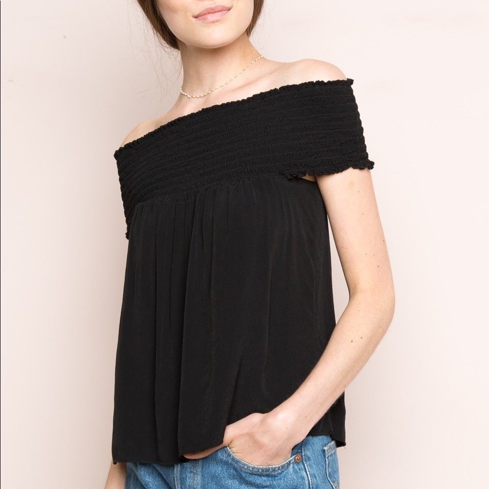 Brandy Melville RARE Black Seymour Top